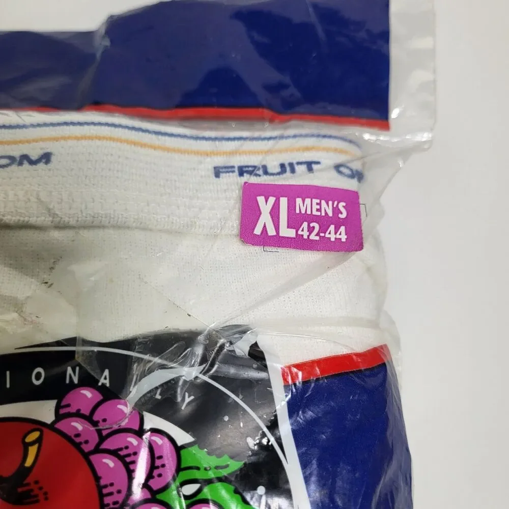 New Vintage 1996 Fruit of the Loom FTL Briefs XL (42-44) – 3 Pack